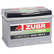 Аккумулятор Zubr Premium (80 Ah) ZU800P